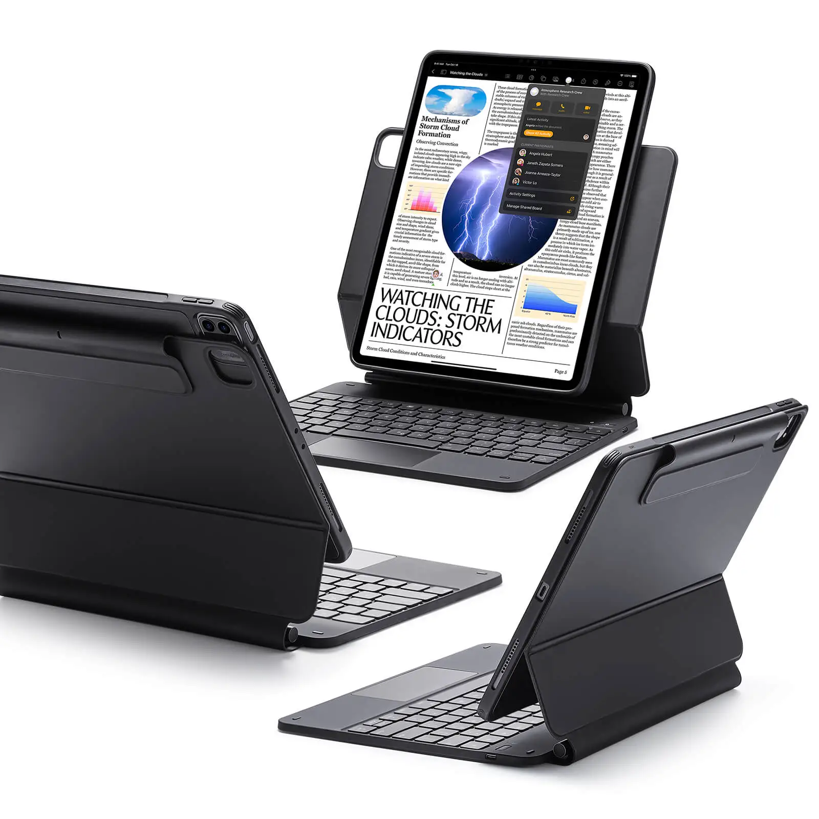 Θήκη με Πληκτρολόγιο ESR Rebound Magnetic Keyboard 360 Black iPad Air 13 ΘΗΚΕΣ ESR Θήκη με Πληκτρολόγιο ESR Rebound Magnetic Keyboard 360 Black iPad Air 13