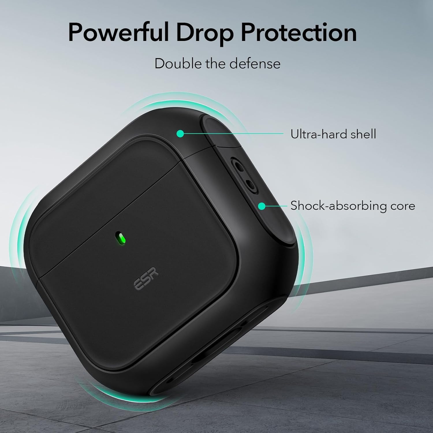 Θήκη ESR AirPods 4 Orbit Hybrid Case Black (MagSafe Compatible) APPLE AIRPODS ESR Θήκη ESR AirPods 4 Orbit Hybrid Case Black (MagSafe Compatible) - Image 3