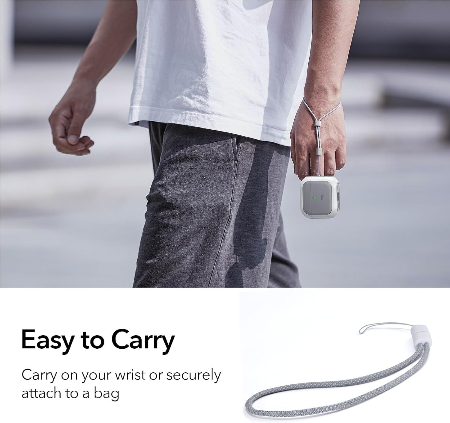 Θήκη ESR AirPods 4 Orbit Hybrid Case White (MagSafe Compatible) APPLE AIRPODS ESR Θήκη ESR AirPods 4 Orbit Hybrid Case White (MagSafe Compatible) - Image 6