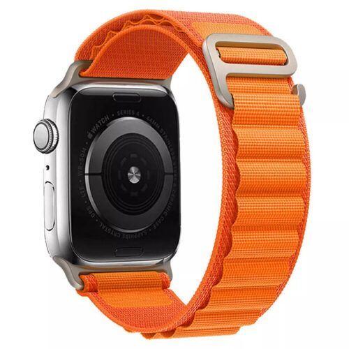 Orso Alpine Nylon Loop Band Orange Apple Watch 38/40/41/42mm Series 10 2024