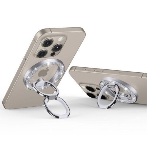 ESR HaloLock MagSafe Ring Stand Rhinestone SIlver MAGSAFE GADGETS ESR ESR HaloLock MagSafe Ring Stand Rhinestone SIlver