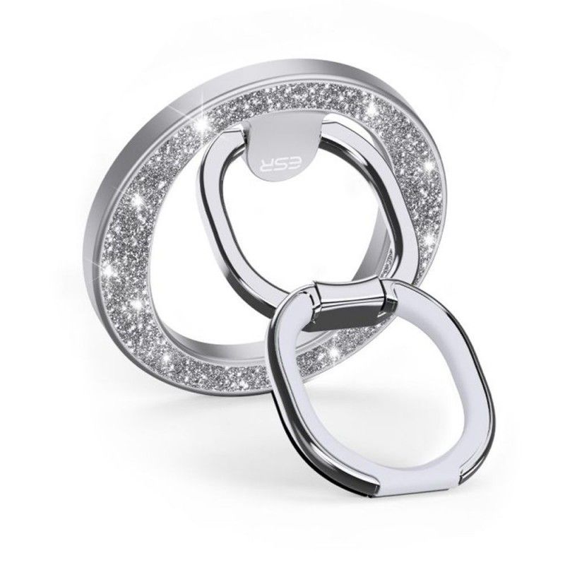 ESR HaloLock MagSafe Ring Stand Rhinestone SIlver MAGSAFE GADGETS ESR ESR HaloLock MagSafe Ring Stand Rhinestone SIlver - Image 5
