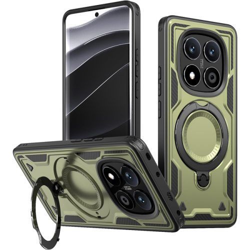 Θήκη Orso Buffer Ostand Armor Khaki Xiaomi Redmi Note 14 Pro 5G ΘΗΚΕΣ Orso Θήκη Orso Buffer Ostand Armor Khaki Xiaomi Redmi Note 14 Pro 5G