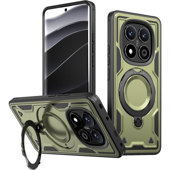 Θήκη Orso Buffer Ostand Armor Khaki Xiaomi Redmi Note 14 Pro 5G ΘΗΚΕΣ Orso Θήκη Orso Buffer Ostand Armor Khaki Xiaomi Redmi Note 14 Pro 5G