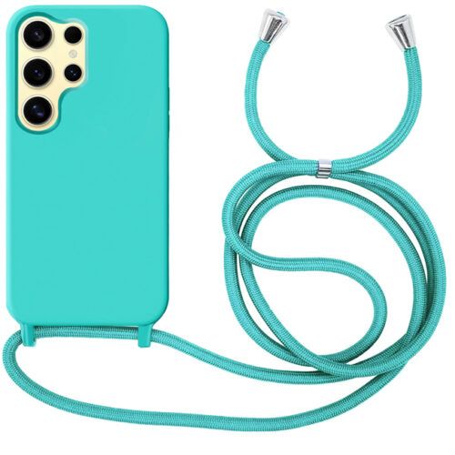 Θήκη Liquid Silicone Κορδόνι Tiffany Samsung Galaxy S25 Ultra