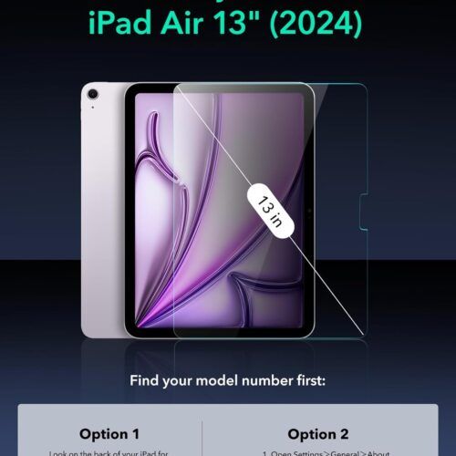 Alternative view of (2-Pack) ESR Premium Quality Tempered Glass iPad Air 13 2024/2025 (With Easy Installation Frame)