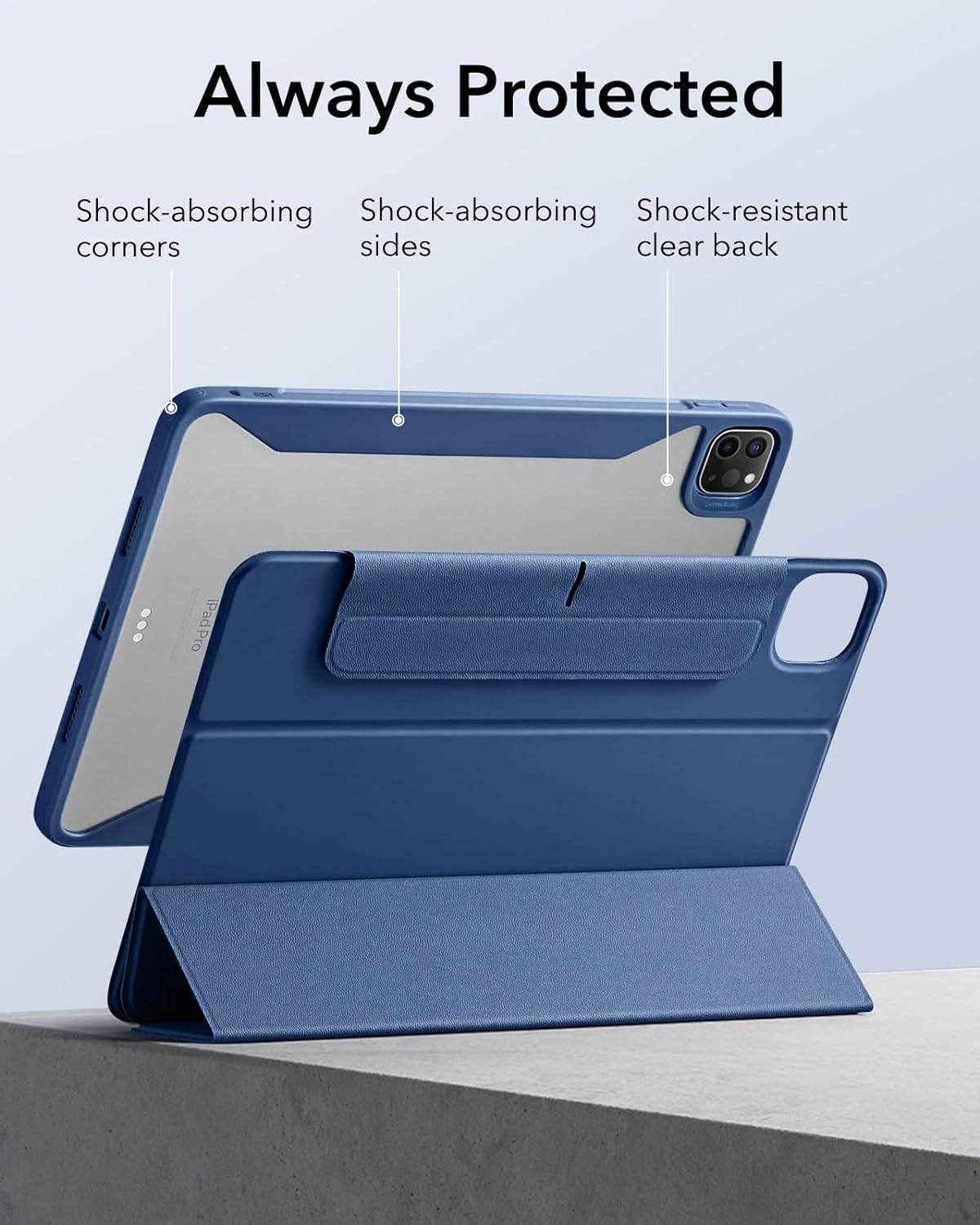 Θήκη ESR Rebound Hybrid 360 Blue iPad Pro 11 2024 ΘΗΚΕΣ ESR Θήκη ESR Rebound Hybrid 360 Blue iPad Pro 11 2024 - Image 2