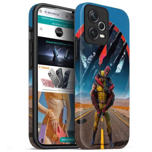 Θήκη Orso Hybrid Print Deadpool Xiaomi Redmi Note 12 Pro 5G ΘΗΚΕΣ Orso Θήκη Orso Hybrid Print Deadpool Xiaomi Redmi Note 12 Pro 5G