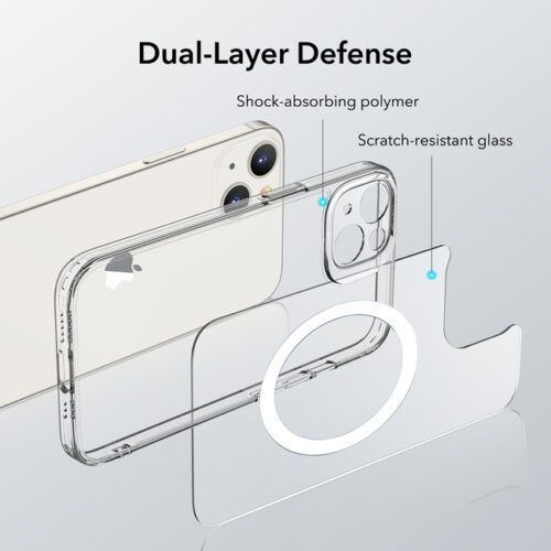 Alternative view of Θήκη ESR Classic Hybrid HaloLock MagSafe Camera Guard Clear iPhone 13