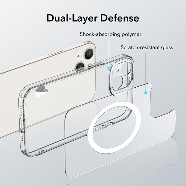 Θήκη ESR Classic Hybrid HaloLock MagSafe Camera Guard Clear iPhone 13 ΘΗΚΕΣ ESR Θήκη ESR Classic Hybrid HaloLock MagSafe Camera Guard Clear iPhone 13 - Image 2