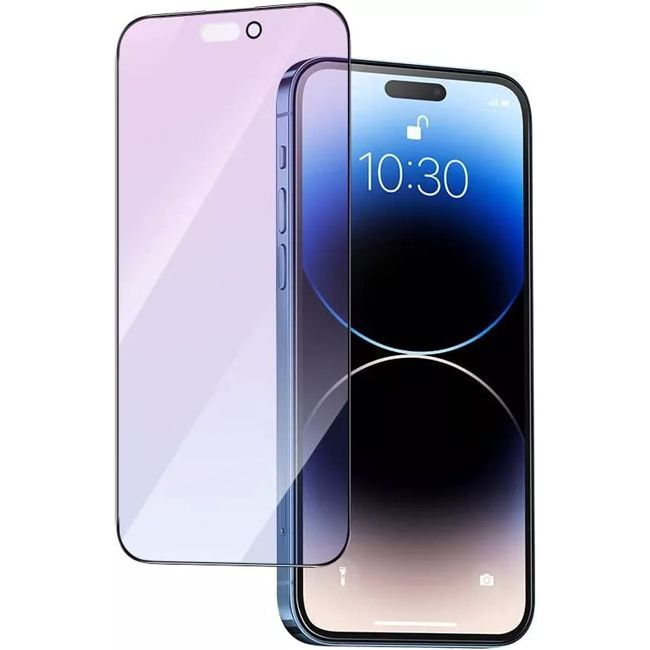 Anti Blue Light Full Cover Tempered Glass iPhone 14 Pro Max ΠΡΟΣΤΑΣΙΑ ΟΘΟΝΗΣ Orso Anti Blue Light Full Cover Tempered Glass iPhone 14 Pro Max