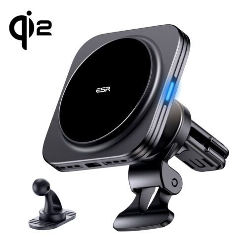 ESR MagSafe Qi2 Car Charger Air Vent Mount 15W Black (2C522E)