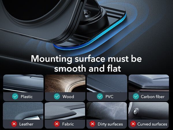 ESR MagSafe Qi2 Car Charger Air Vent Mount 15W Black (2C522E) ΑΞΕΣΟΥΑΡ MAGSAFE ESR ESR MagSafe Qi2 Car Charger Air Vent Mount 15W Black (2C522E) - Image 4