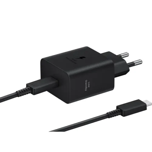 Alternative view of Samsung Fast Travel Charging Set GaN 45W με Καλώδιο USB-C to USB-C Black