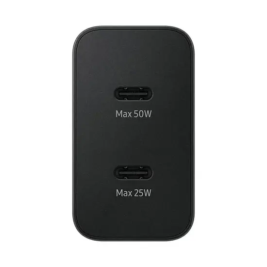 Samsung Fast Travel Charging Set GaN 50W Duo με Καλώδιο USB-C to USB-C Black ANDROID Samsung Original Samsung Fast Travel Charging Set GaN 50W Duo με Καλώδιο USB-C to USB-C Black - Image 4