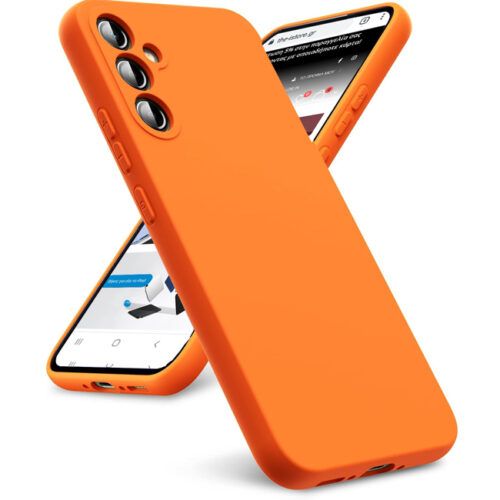 Θήκη Rubber Silk Neon Orange Samsung Galaxy A26