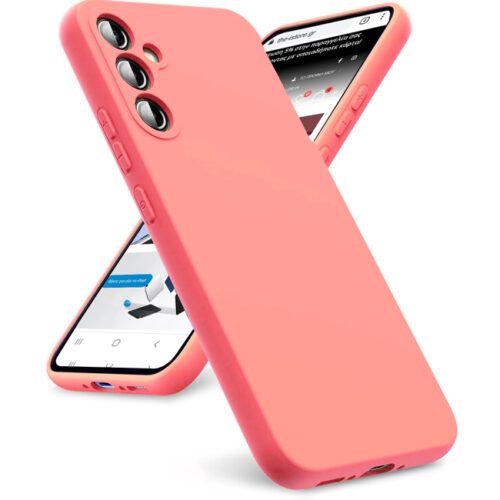 Θήκη Rubber Silk Salmon Pink Samsung Galaxy A26