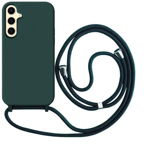 Θήκη Liquid Silicone Κορδόνι Pine Green Samsung Galaxy A35 5G