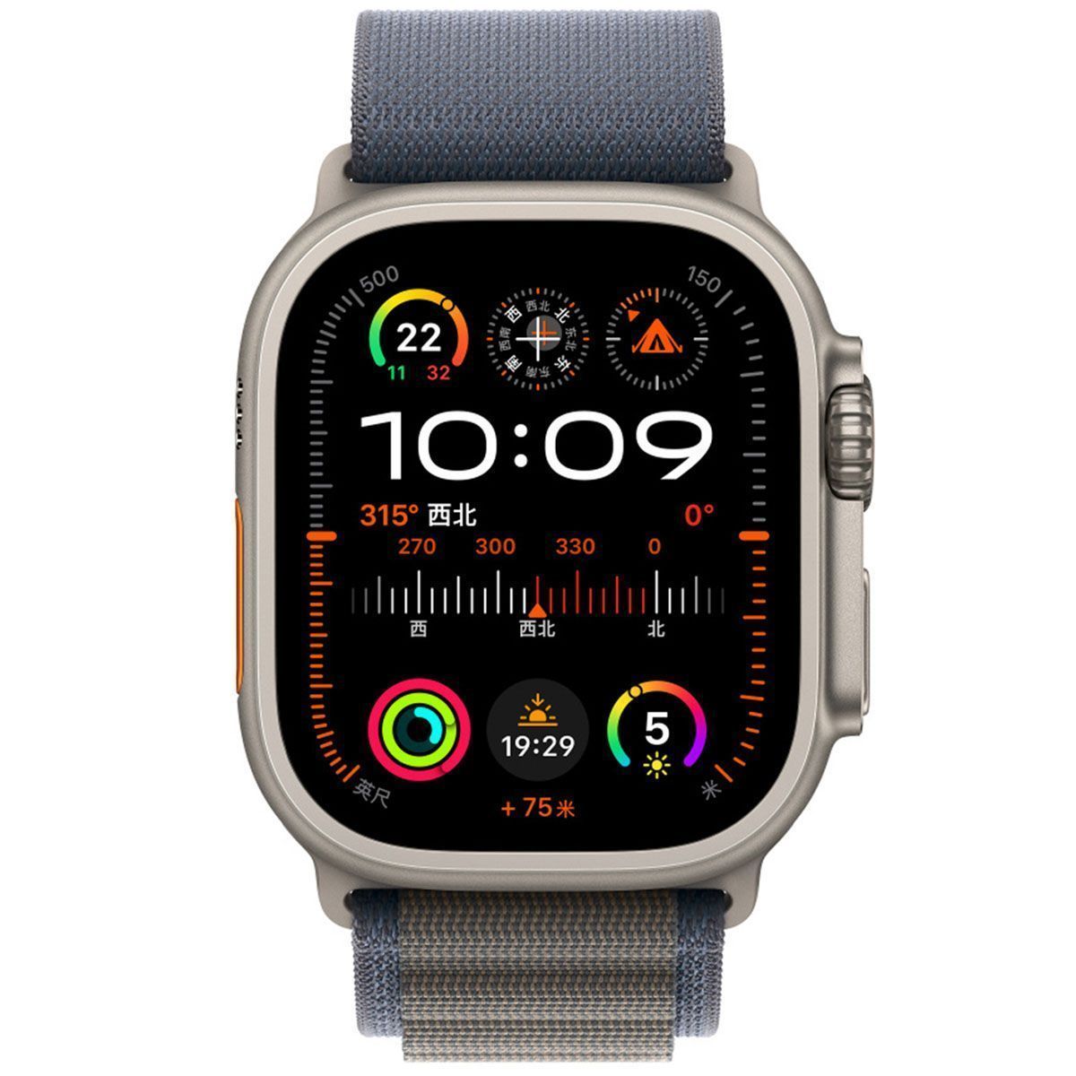 WiWU Alpine Nylon Loop Band Blue Apple Watch 44/45/46/49mm APPLE WATCH WIWU WiWU Alpine Nylon Loop Band Blue Apple Watch 44/45/46/49mm - Image 3