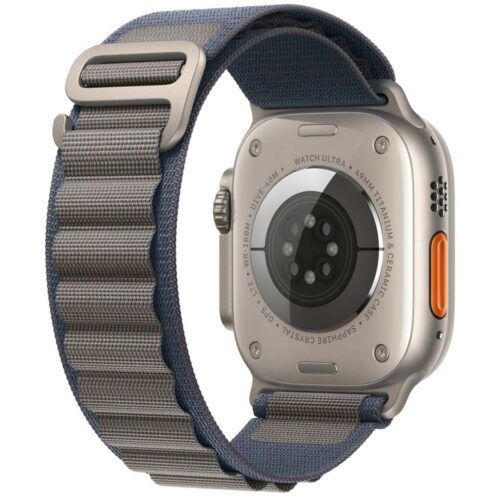 Alternative view of WiWU Alpine Nylon Loop Band Blue Apple Watch 44/45/46/49mm