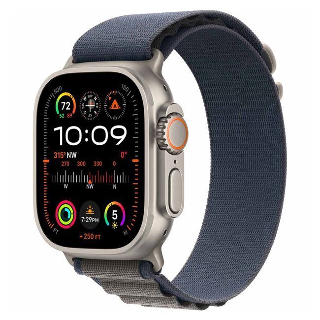 WiWU Alpine Nylon Loop Band Blue Apple Watch 44/45/46/49mm APPLE WATCH WIWU WiWU Alpine Nylon Loop Band Blue Apple Watch 44/45/46/49mm