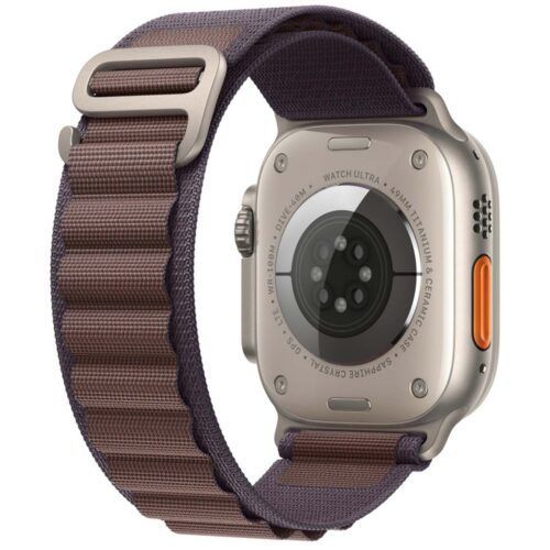 Alternative view of WiWU Alpine Nylon Loop Band Indigo Apple Watch 44/45/46/49mm