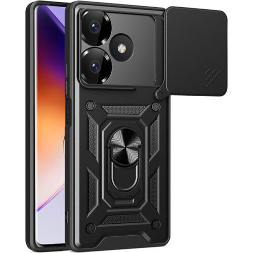 Θήκη Combo Kickstand Slide Camera Black Xiaomi Redmi 13 ΘΗΚΕΣ Orso Θήκη Combo Kickstand Slide Camera Black Xiaomi Redmi 13