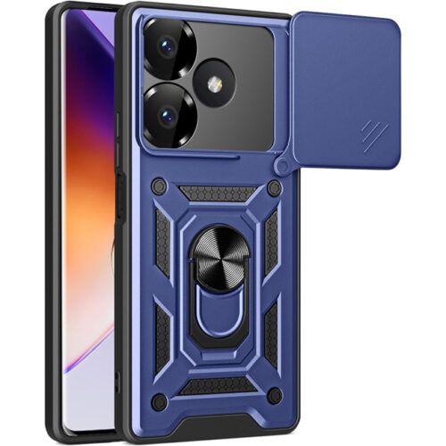 Θήκη Combo Kickstand Slide Camera Blue Xiaomi Redmi 13 ΘΗΚΕΣ Orso Θήκη Combo Kickstand Slide Camera Blue Xiaomi Redmi 13