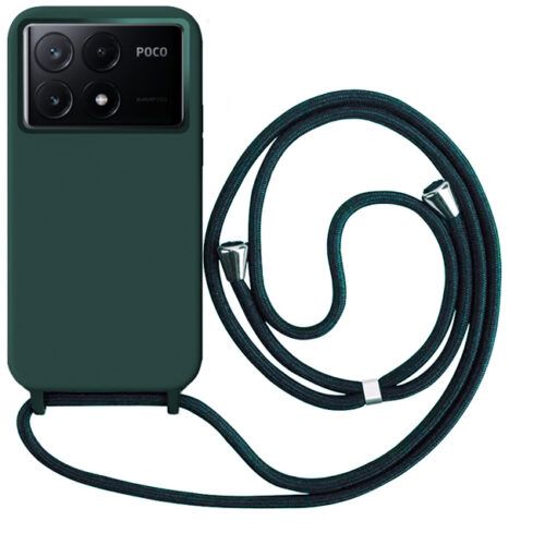 Θήκη Liquid Silicone Κορδόνι Pine Green Poco X6 Pro 5G