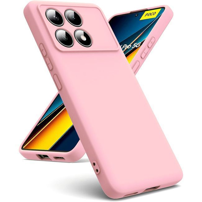 Θήκη Rubber Silk Rose Poco X6 Pro 5G ΘΗΚΕΣ Orso Θήκη Rubber Silk Rose Poco X6 Pro 5G