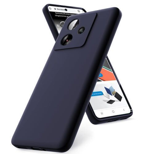 Θήκη Rubber Silk Dark Blue Xiaomi Redmi 13