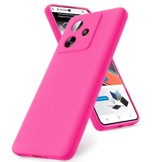 Θήκη Rubber Silk Hot Pink Poco M6 4G ΘΗΚΕΣ Orso Θήκη Rubber Silk Hot Pink Poco M6 4G