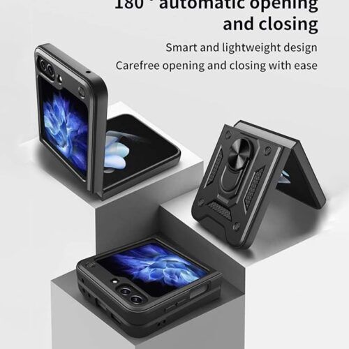 Alternative view of Θήκη Combo Ringstand Black Samsung Galaxy Z Flip7 FE