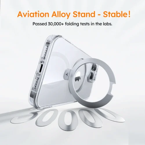 Alternative view of Θήκη Torras Ostand MagSafe Kickstand Clear iPhone 16 Pro