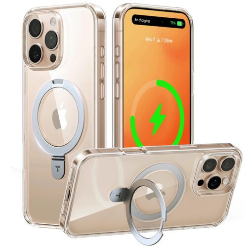 Θήκη Torras Ostand MagSafe Kickstand Clear iPhone 16 Pro ΘΗΚΕΣ TORRAS Θήκη Torras Ostand MagSafe Kickstand Clear iPhone 16 Pro
