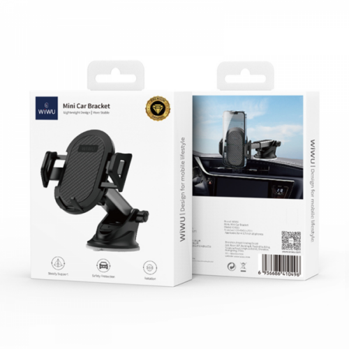 Alternative view of Βάση Αυτοκινήτου WiWU Mini Car Dashboard Holder Black (CH015)
