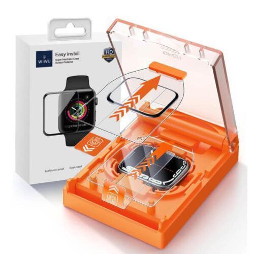 WiWU 3D Full Cover Tempered Glass Apple Watch 49mm (With Installation Kit)