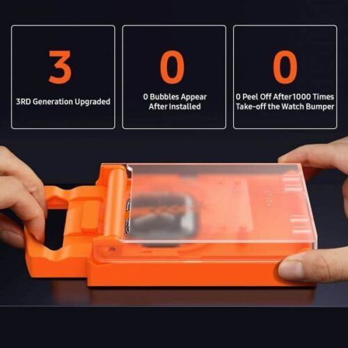 Alternative view of WiWU 3D Full Cover Tempered Glass Apple Watch 49mm (With Installation Kit)