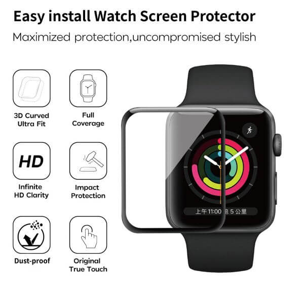 WiWU 3D Full Cover Tempered Glass Apple Watch 49mm (With Installation Kit) APPLE WATCH WIWU WiWU 3D Full Cover Tempered Glass Apple Watch 49mm (With Installation Kit) - Image 8