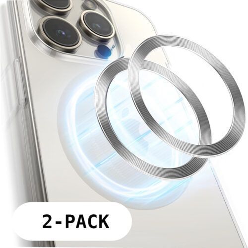 Siipro MagSafe Ring Silver (2 Pack)