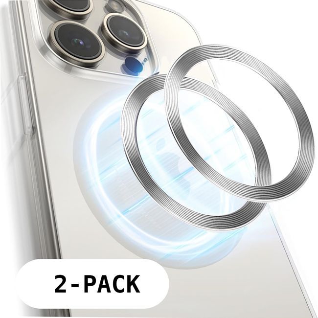 Siipro MagSafe Ring Silver (2 Pack) MAGSAFE GADGETS SIIPRO Siipro MagSafe Ring Silver (2 Pack)