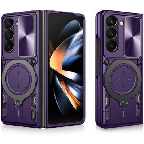 Θήκη Shockproof Ringstand Slide Camera Purple Samsung Galaxy Z Fold 6 ΘΗΚΕΣ Orso Θήκη Shockproof Ringstand Slide Camera Purple Samsung Galaxy Z Fold 6