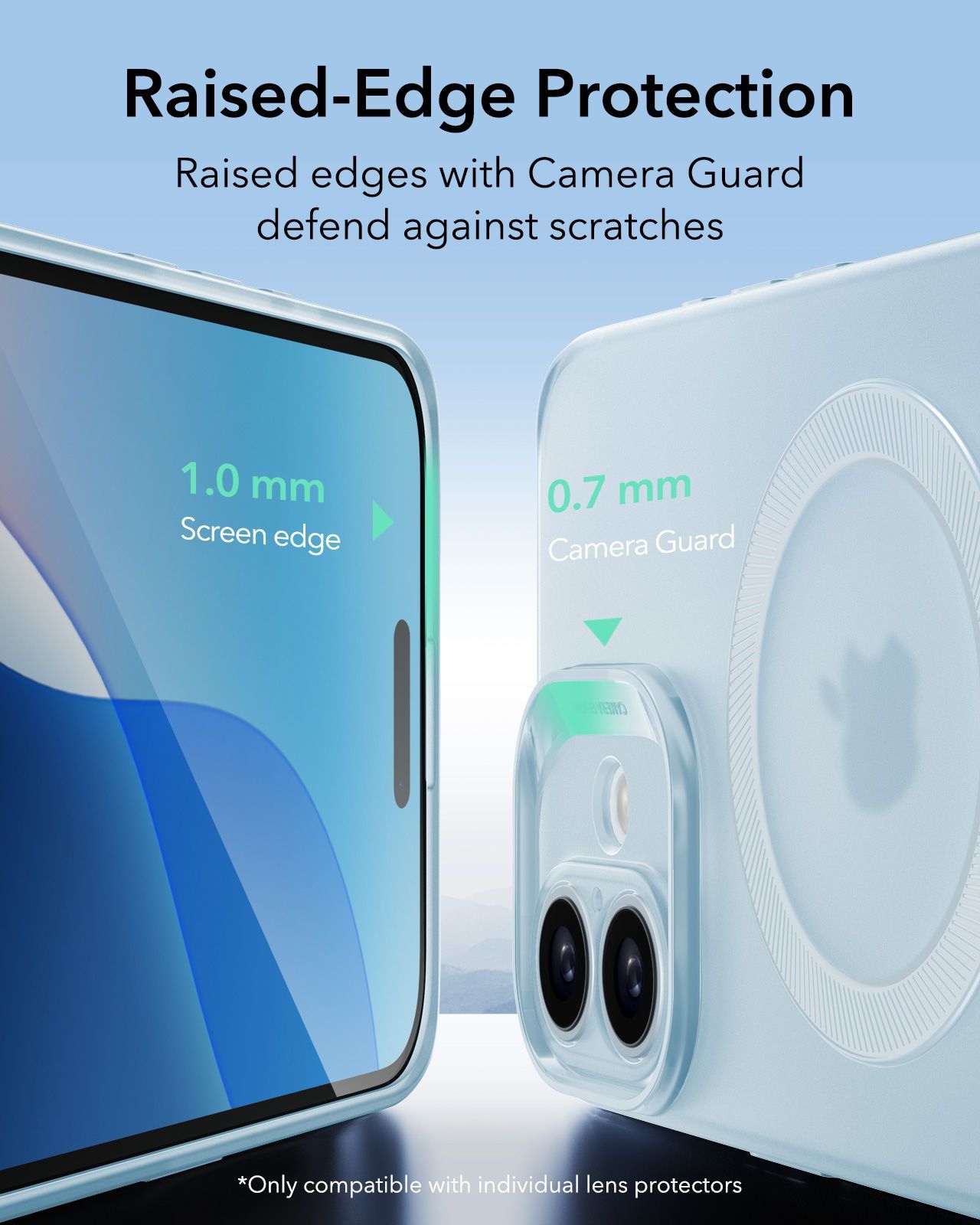 Θήκη ESR Zero HaloLock MagSafe Frosted Blue iPhone 16 ΘΗΚΕΣ ESR Θήκη ESR Zero HaloLock MagSafe Frosted Blue iPhone 16 - Image 6