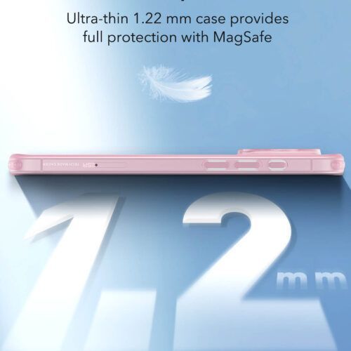 Alternative view of Θήκη ESR Zero HaloLock MagSafe Frosted Pink iPhone 16