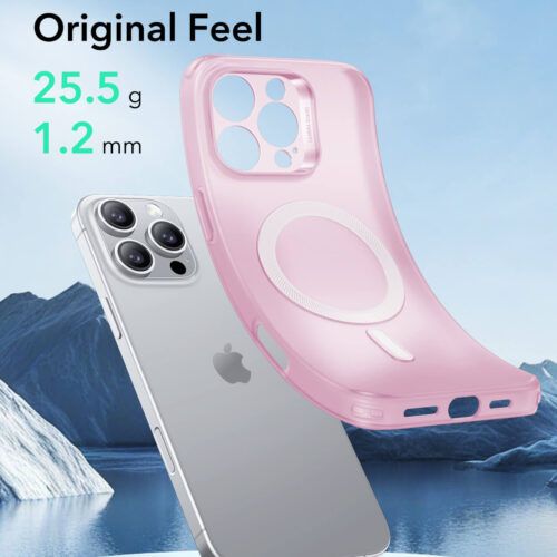 Alternative view of Θήκη ESR Zero HaloLock MagSafe Frosted Pink iPhone 16 Pro Max