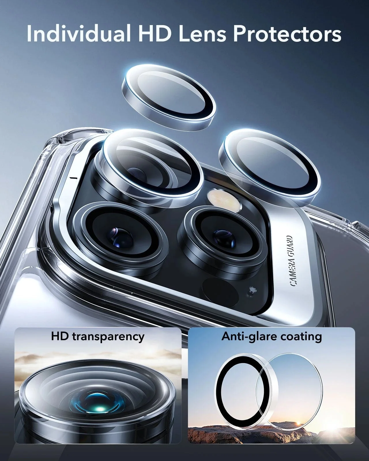 Θήκη ESR Armor Tough (Camera Control Button) HaloLock Magsafe Clear iPhone 16 Pro Max ΘΗΚΕΣ ESR Θήκη ESR Armor Tough (Camera Control Button) HaloLock Magsafe Clear iPhone 16 Pro Max - Image 8