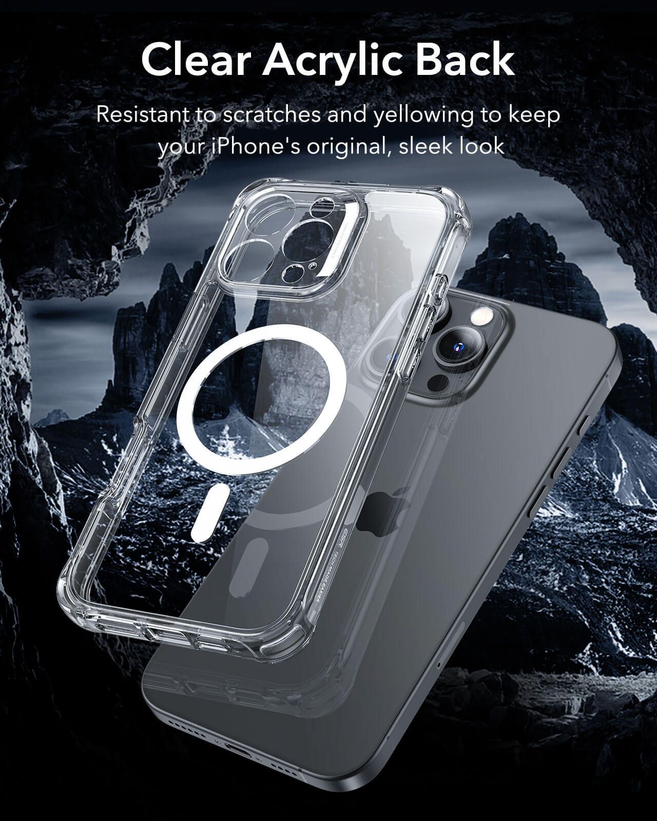 Θήκη ESR Armor Tough HaloLock Magsafe Clear iPhone 16 Pro ΘΗΚΕΣ ESR Θήκη ESR Armor Tough HaloLock Magsafe Clear iPhone 16 Pro - Image 2