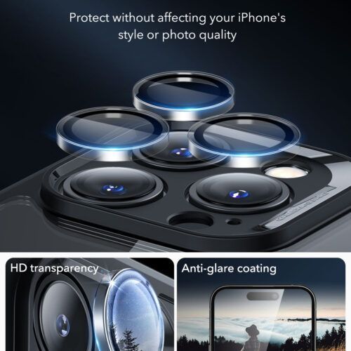 Alternative view of Θήκη ESR Armor Tough HaloLock Magsafe Clear Black iPhone 16 Pro