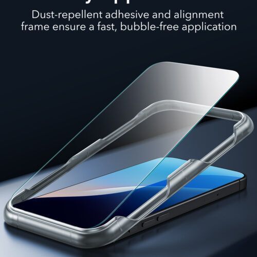 Alternative view of (2+1 Pack) Full Protection Pro Set ESR Classic HaloLock MagSafe Frosted Grey iPhone 16 Pro