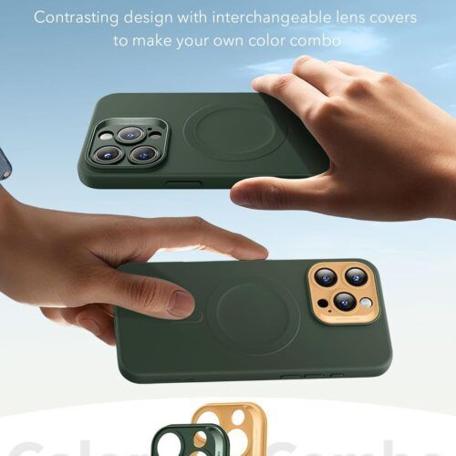 Alternative view of Θήκη ESR Cloud HaloLock MagSafe Green iPhone 16 Pro